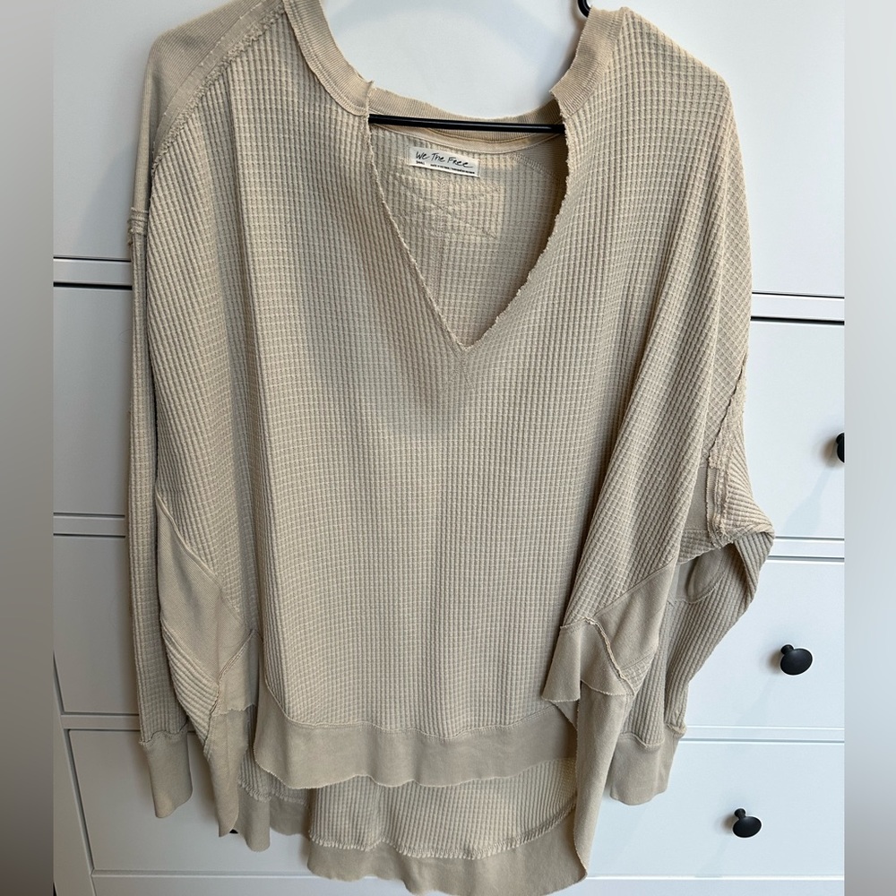 Free People Waffle Long Sleeve